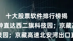 十大股票软件排行榜揭晓40分钟直达西二旗科技园；京藏高速北安河出口直通