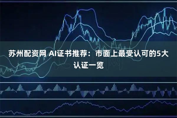 苏州配资网 AI证书推荐：市面上最受认可的5大认证一览